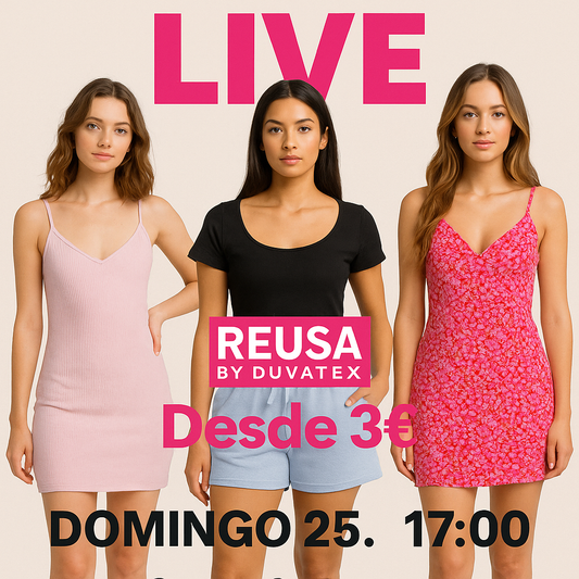 🔴 Este domingo: conexión real, moda circular y prendas únicas desde 3€