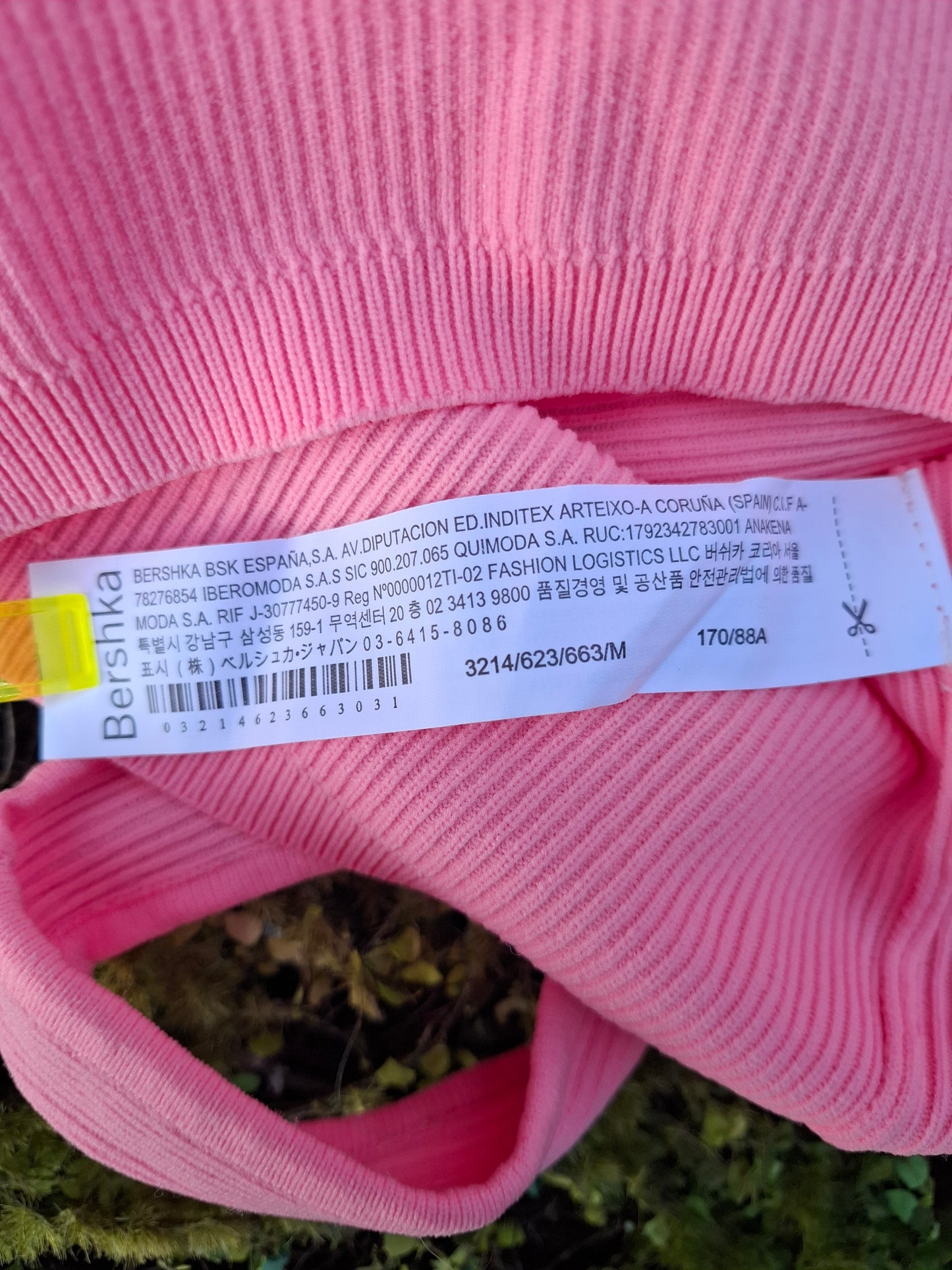 Top fluor rosa nuevo