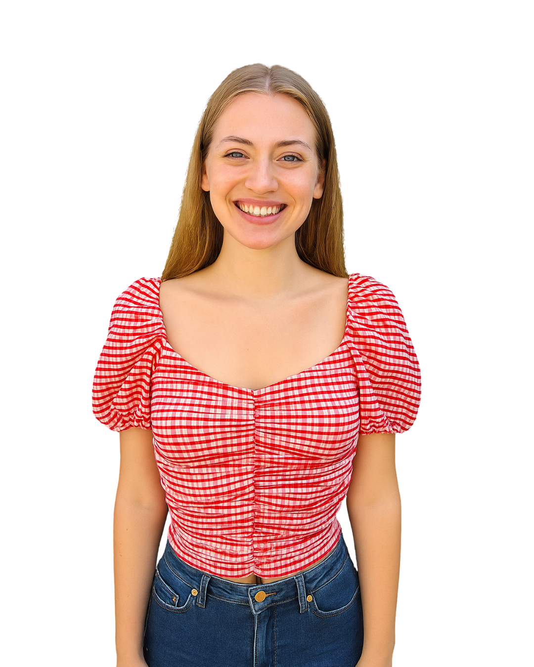 NOUVEAU - Haut vichy rouge MNG (Taille XXS)