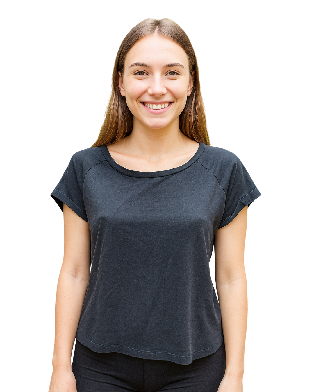D'OCCASION - Chemisier noir semi-transparent sans manches de la collection Bershka (Taille M)