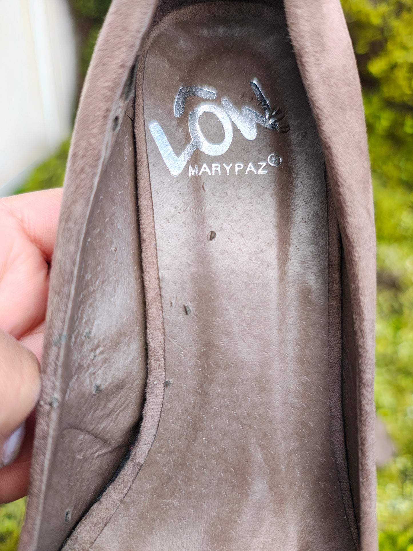 NUEVO - Zapatos de tacón destalonados Marypaz con lazo (Talla 36)