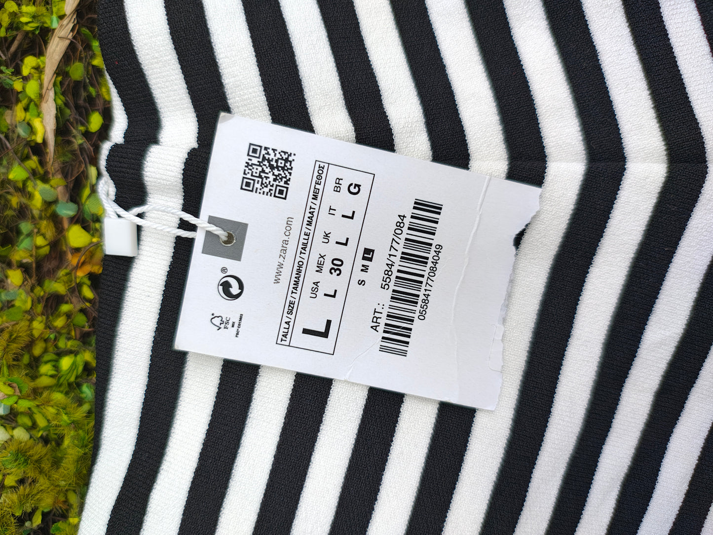 NUEVO - Shorts de rayas marineras Zara (Talla L)