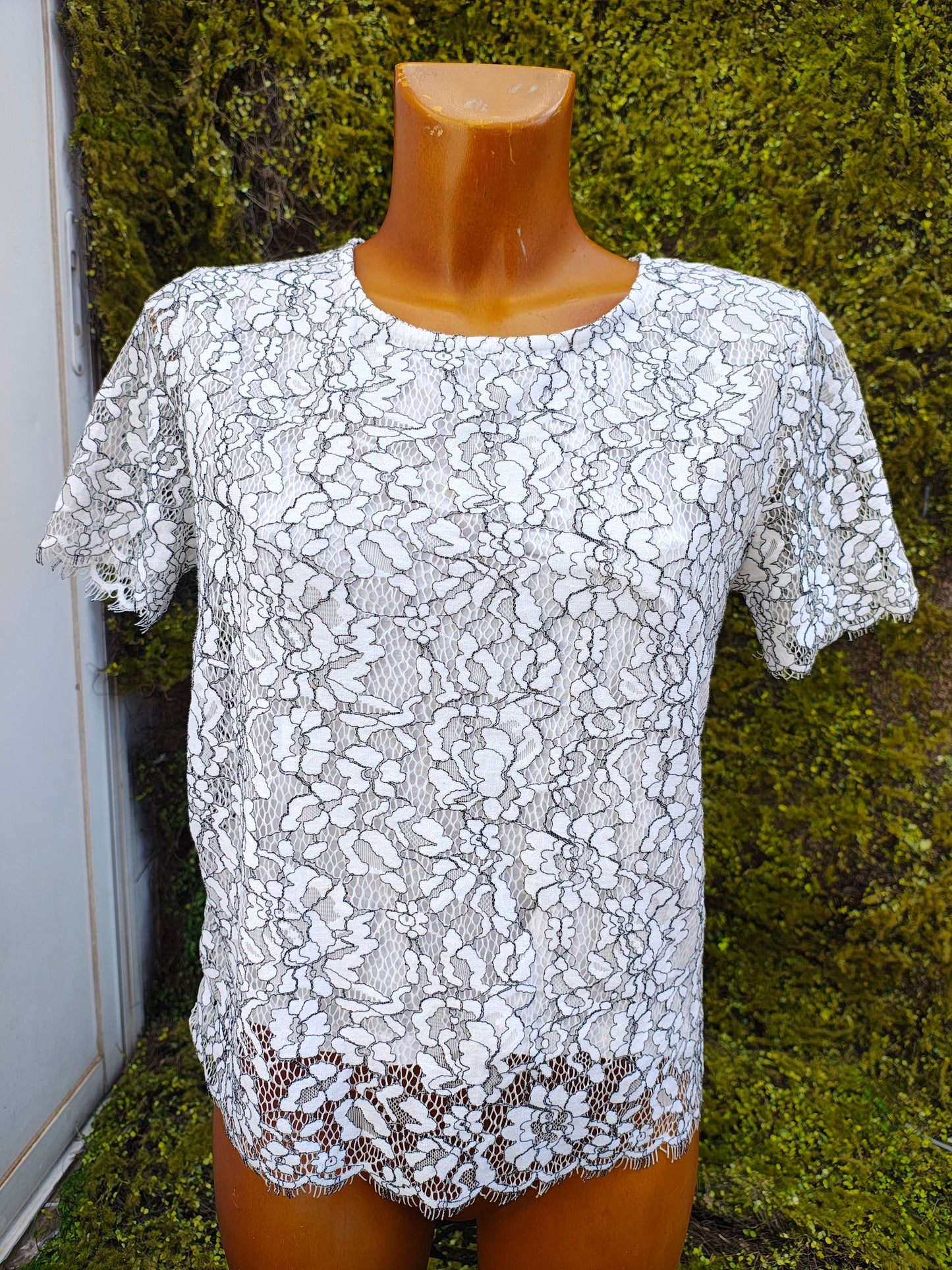 Chemisier en dentelle avec fermeture éclair - Collection Pimkie (Taille M)
