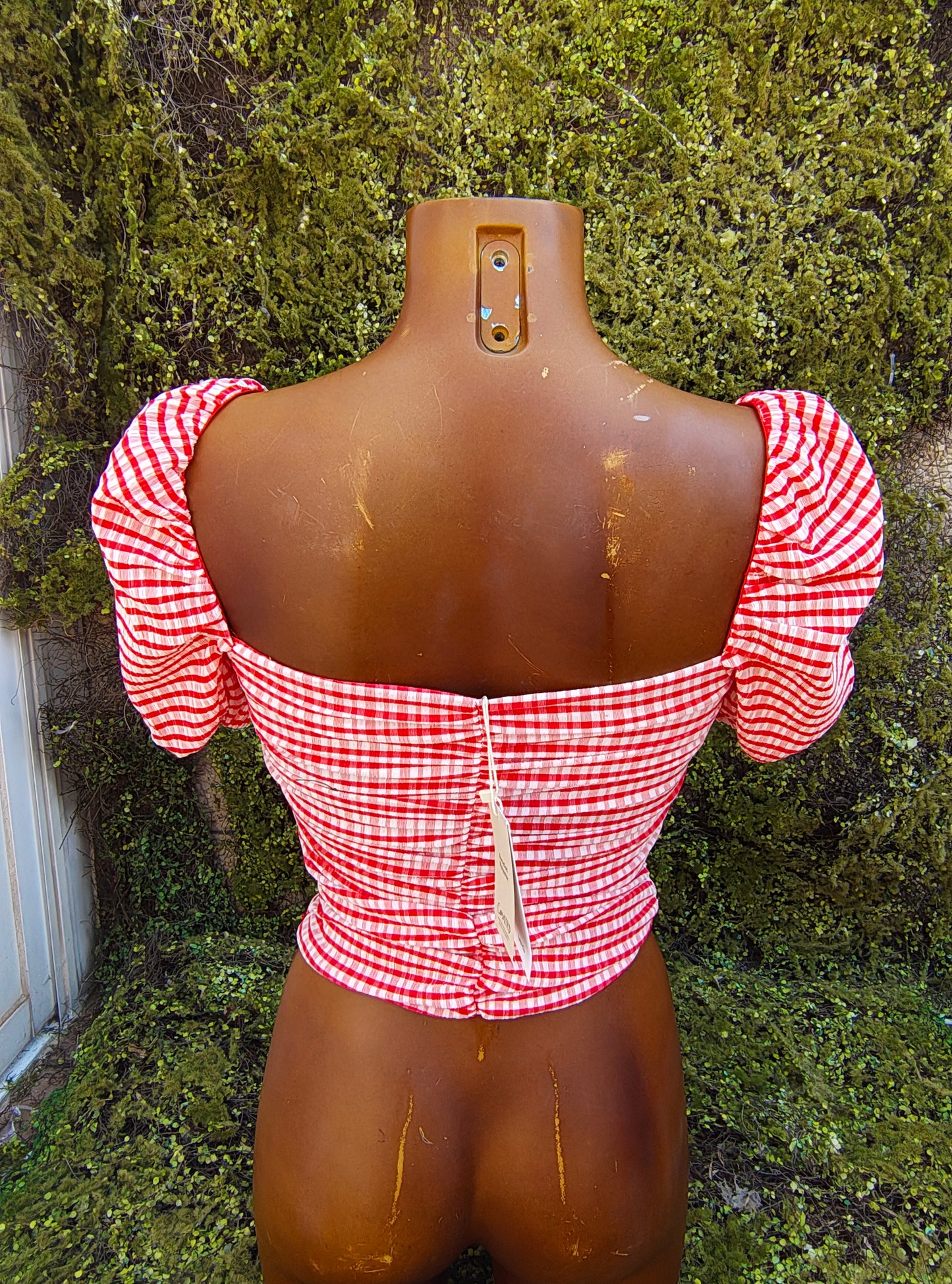 NOUVEAU - Haut vichy rouge MNG (Taille XXS)