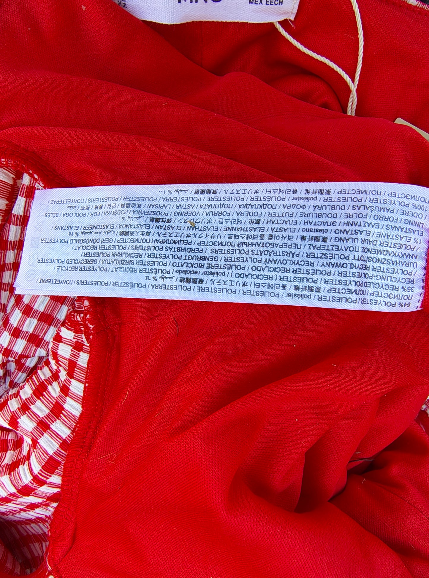 NOUVEAU - Haut vichy rouge MNG (Taille XXS)