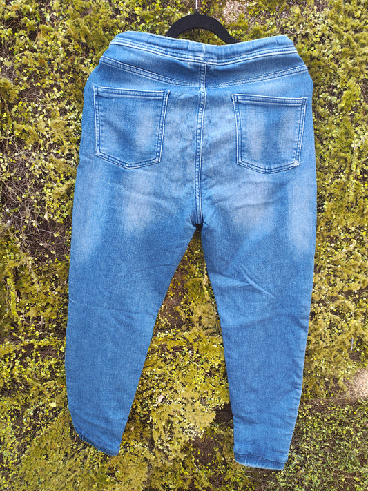 USADO – Joggers vaqueros elásticos LEFTIESMAN (Talla EUR XS)