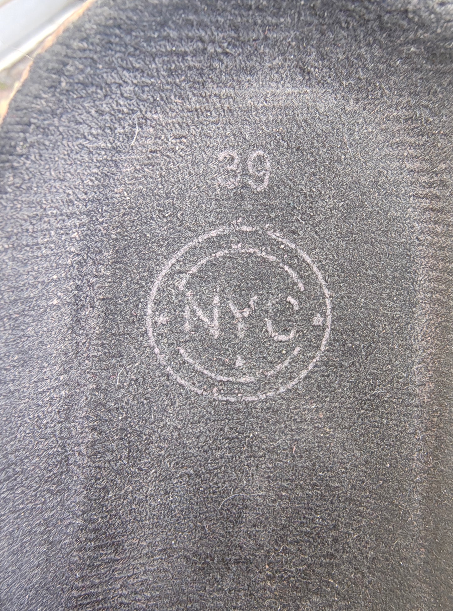 USADO – Sandalias de plataforma negras NYC con hebillas (Talla EUR 39)