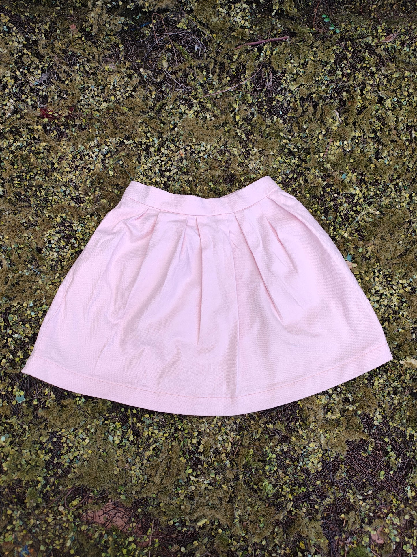 D'OCCASION – Jupe patineuse rose pâle Stradivarius (Taille 32 EUR)