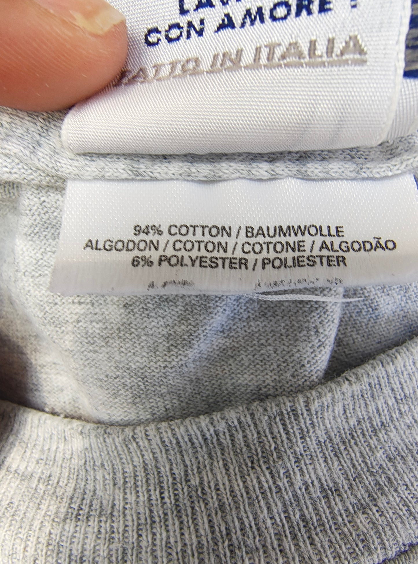 D'OCCASION – T-shirt gris avec imprimé cochon MBC WORK SHOP (Taille non visible)