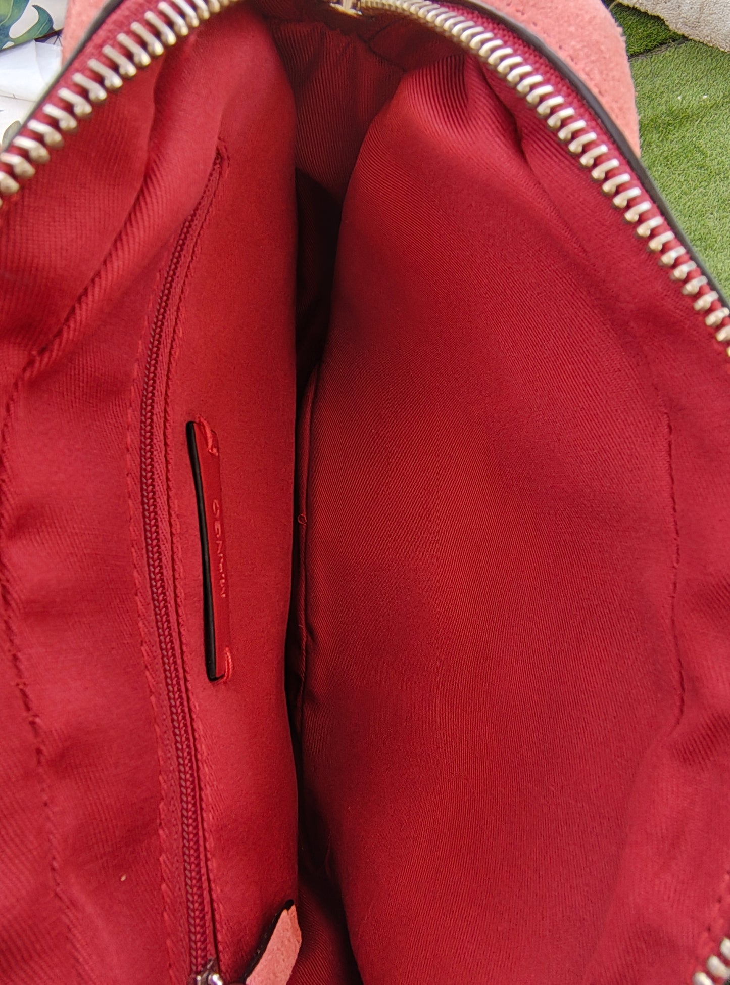 D'OCCASION – Sac bandoulière patchwork rose à imprimé serpent MANGO