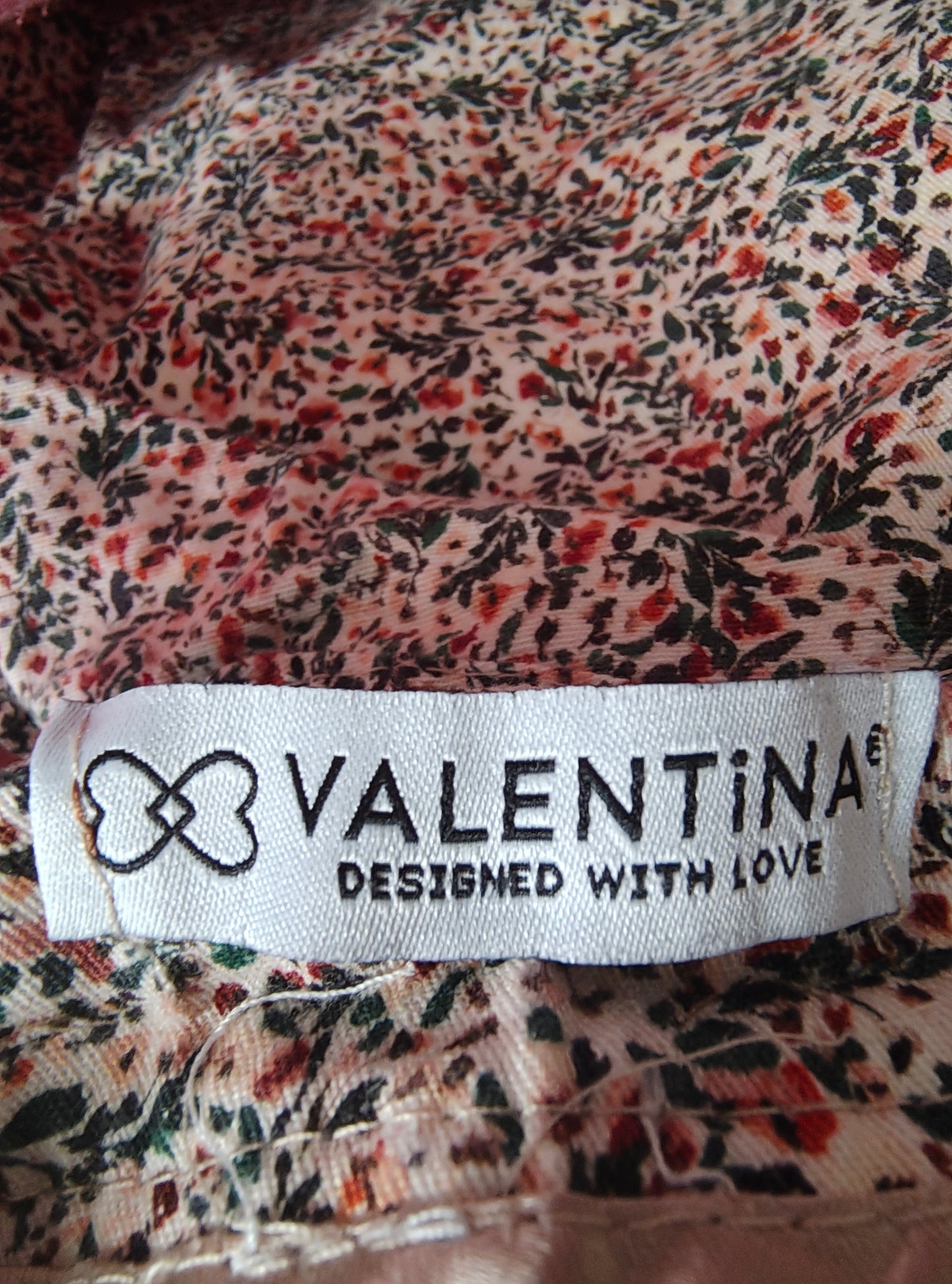 D'OCCASION – Pantalon droit à imprimé floral VALENTINA (Tall XS)