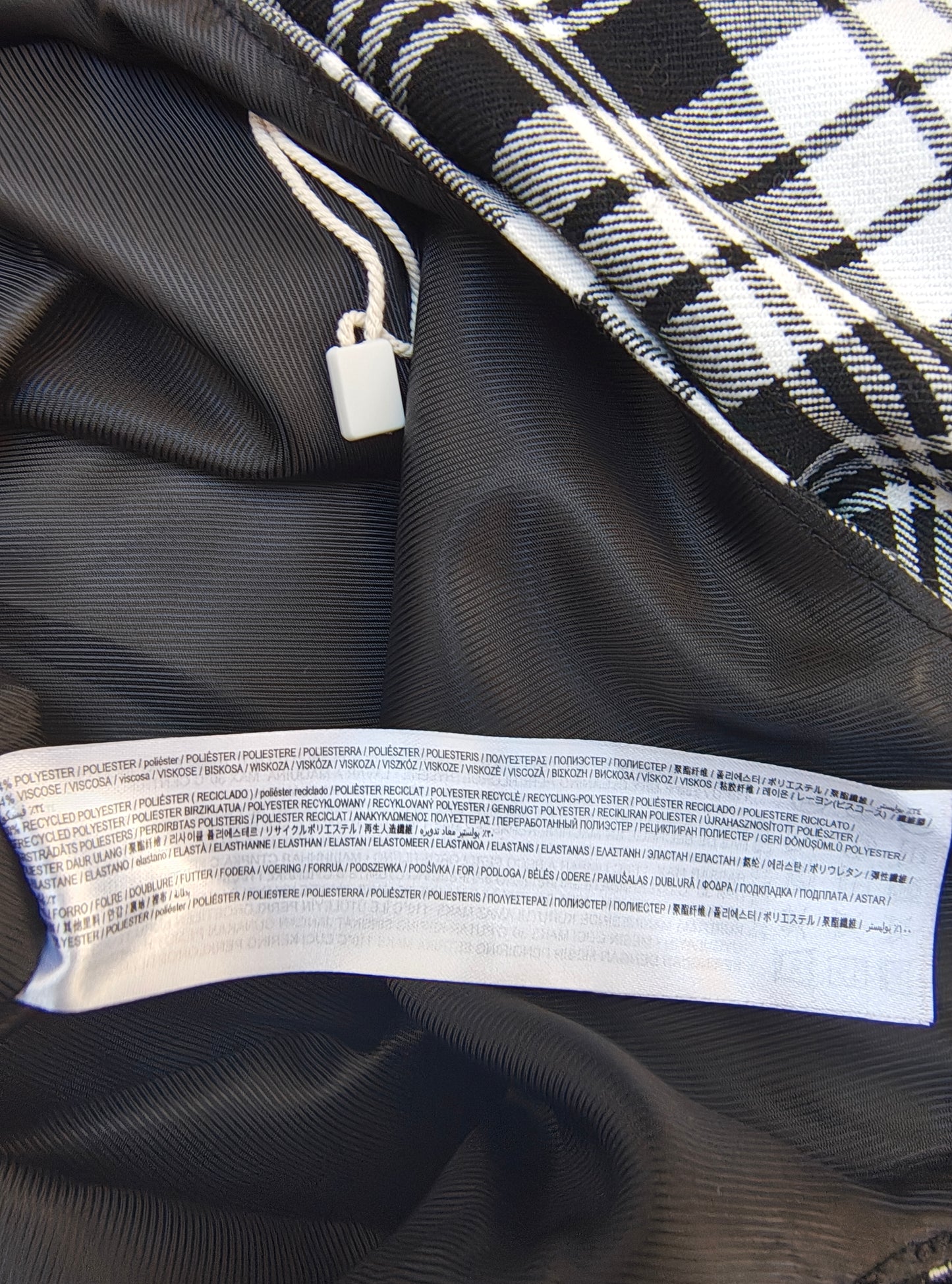 D'OCCASION – Robe à carreaux sans manches MNG (taille EUR/USA S / MEX CH)