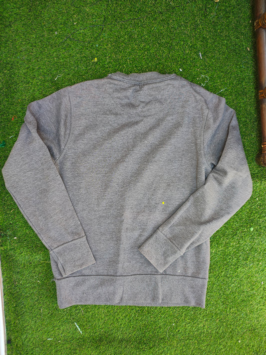 USADO – Sudadera gris con estampado de calavera “0” BY JACK & JONES (Talla M)