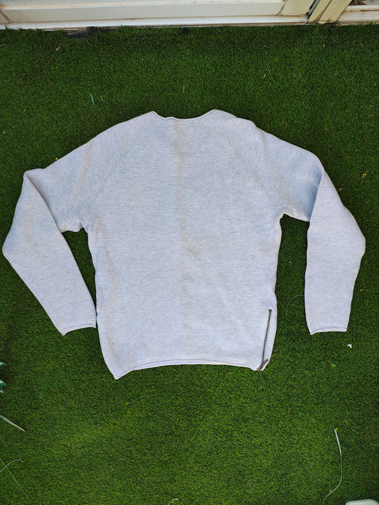 USADO – Jersey fino gris con cremallera lateral EASY WEAR (Talla S)