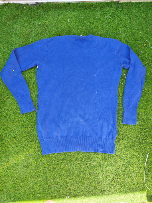 USADO – Jersey azul con texto “GIRL’S SOCIETY” EL GANSO (Talla M)