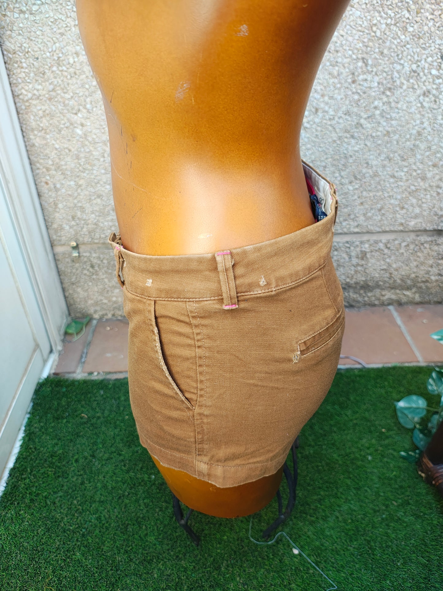 USADO – Shorts marrones lisos Zara TRF Collection (Talla EUR 34)