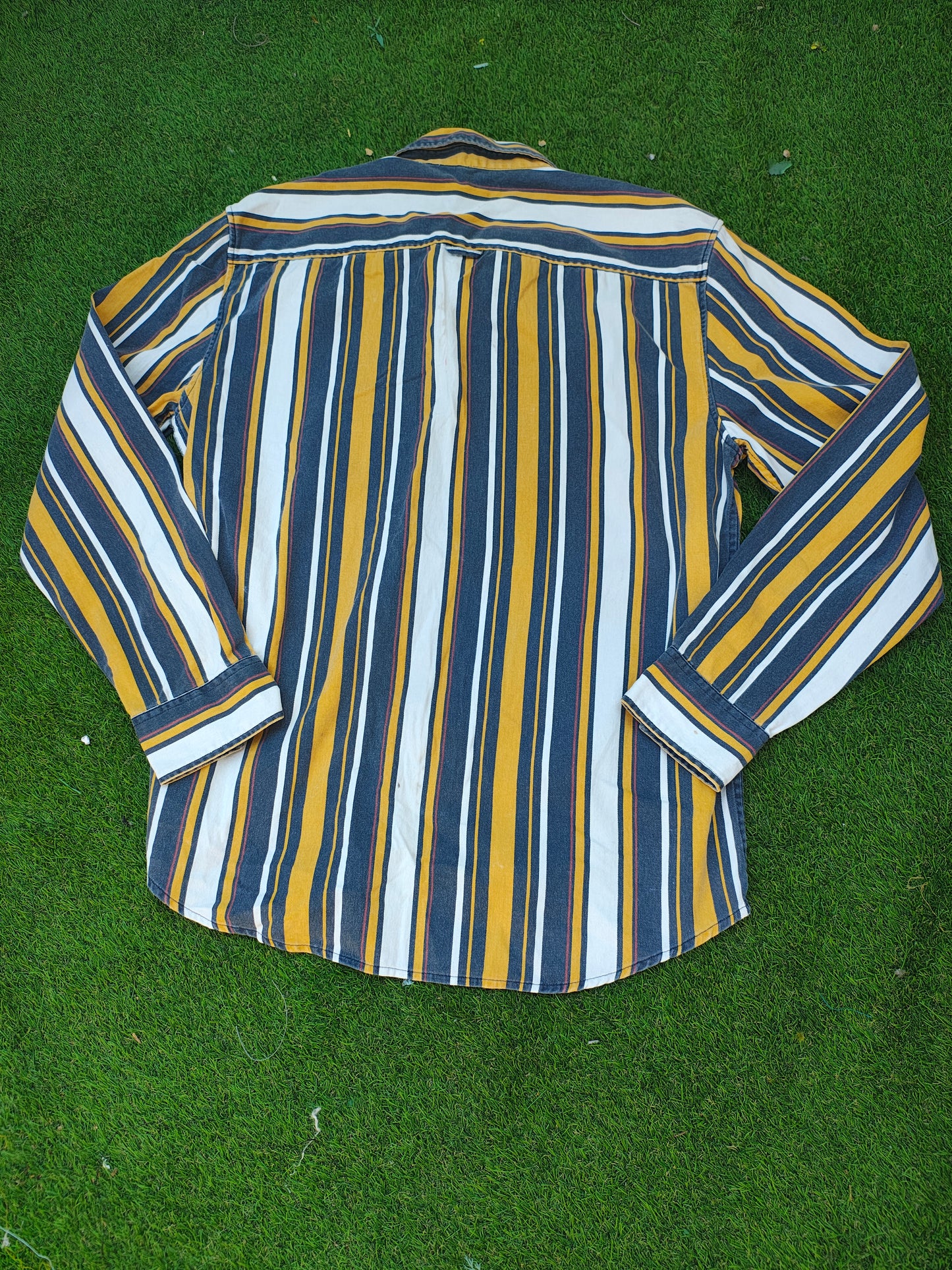 NUEVO – Camisa de rayas multicolor Bershka Relaxed Fit (Talla M)