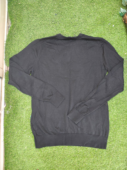 USADO – Jersey negro de punto fino UNIQLO (Talla S)