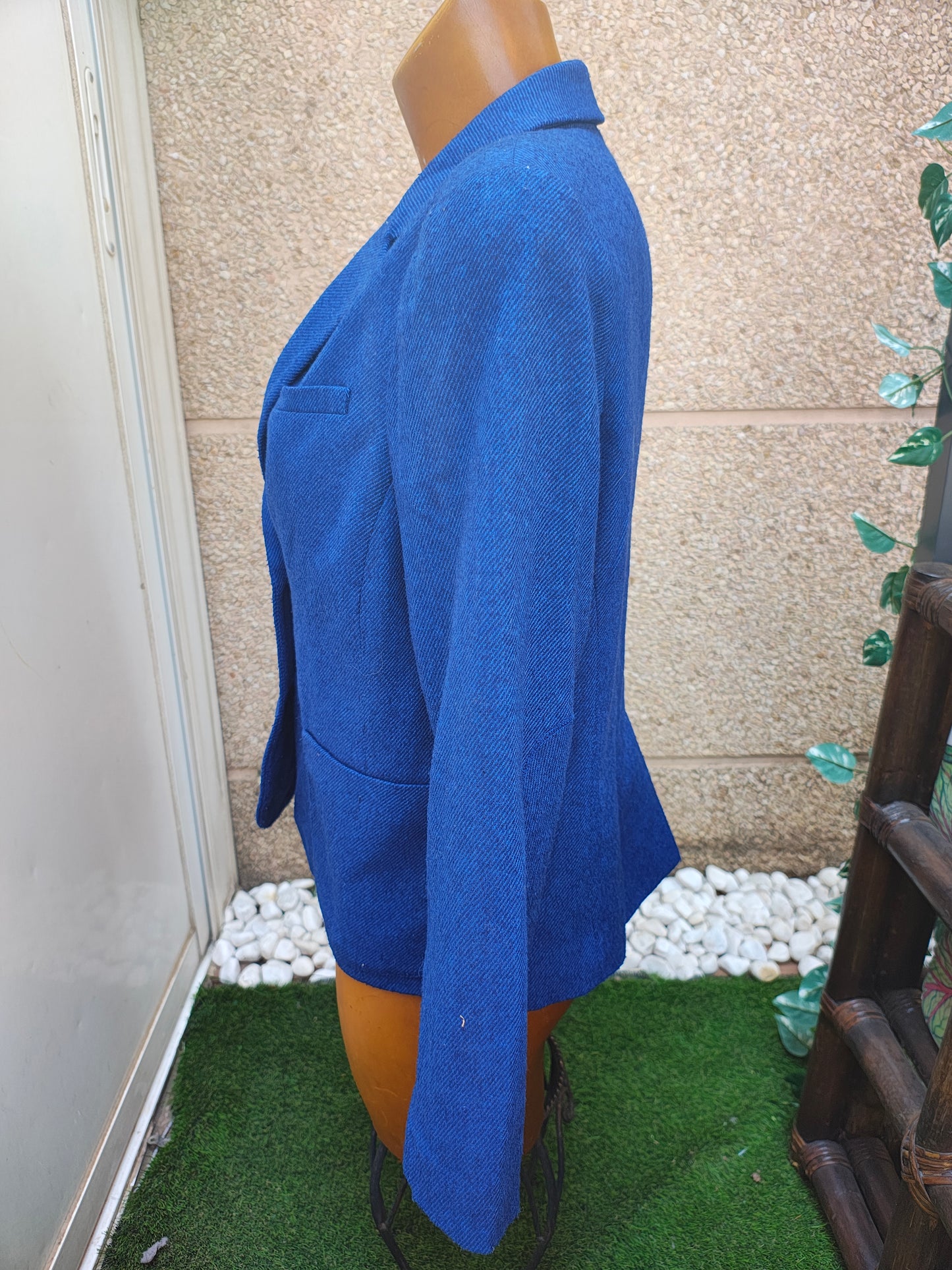 USADO – Blazer azul marino de lana The Academy Blazer GAP (Talla 10 / M)