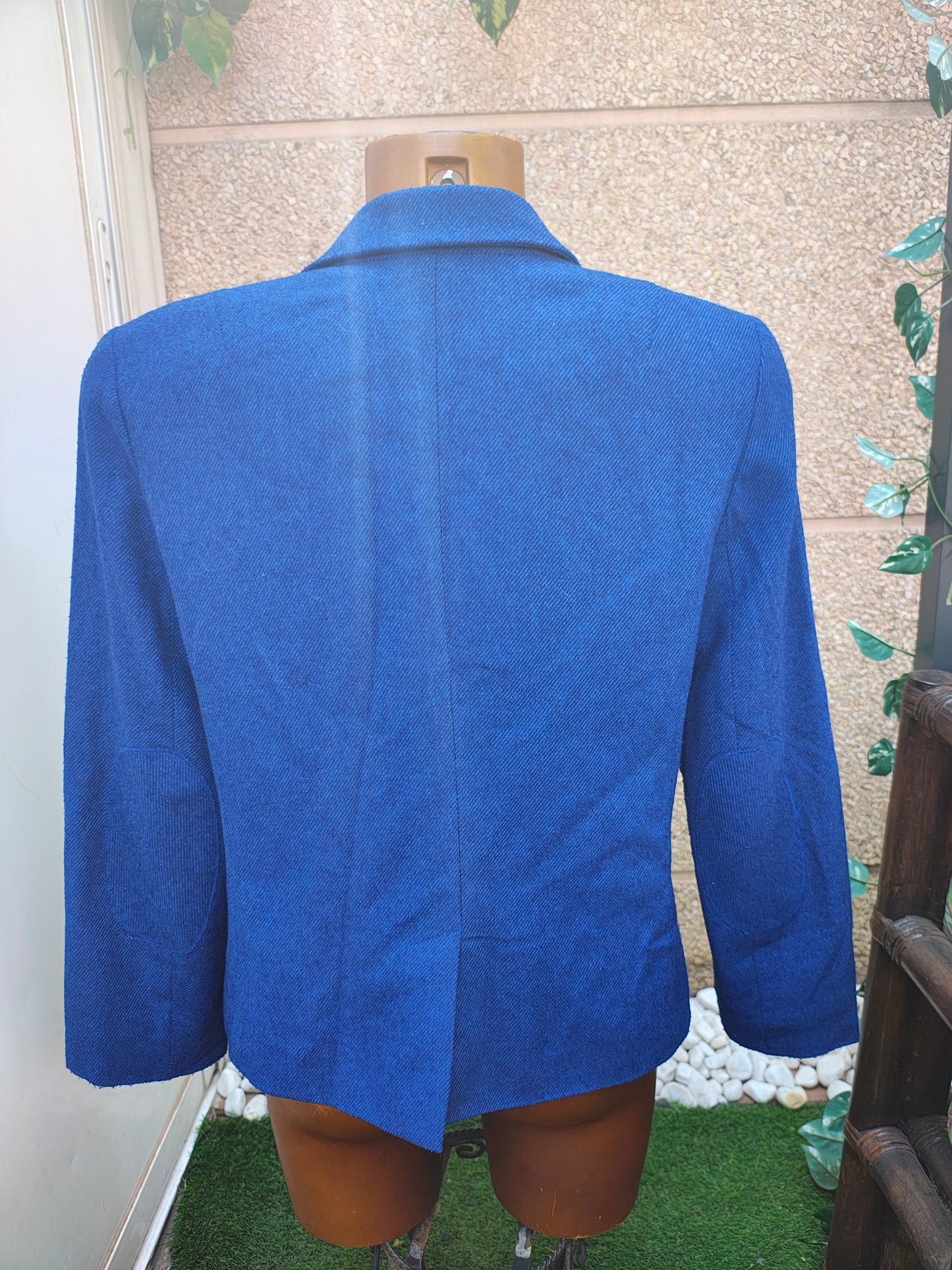 USADO – Blazer azul marino de lana The Academy Blazer GAP (Talla 10 / M)