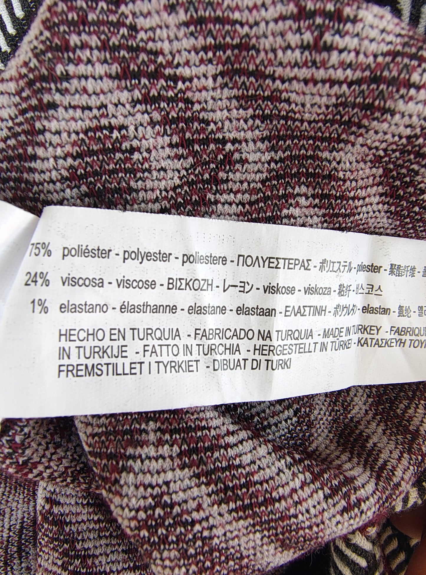 USADO – Falda tubo étnica multicolor ZARA Trafaluc (Talla S)