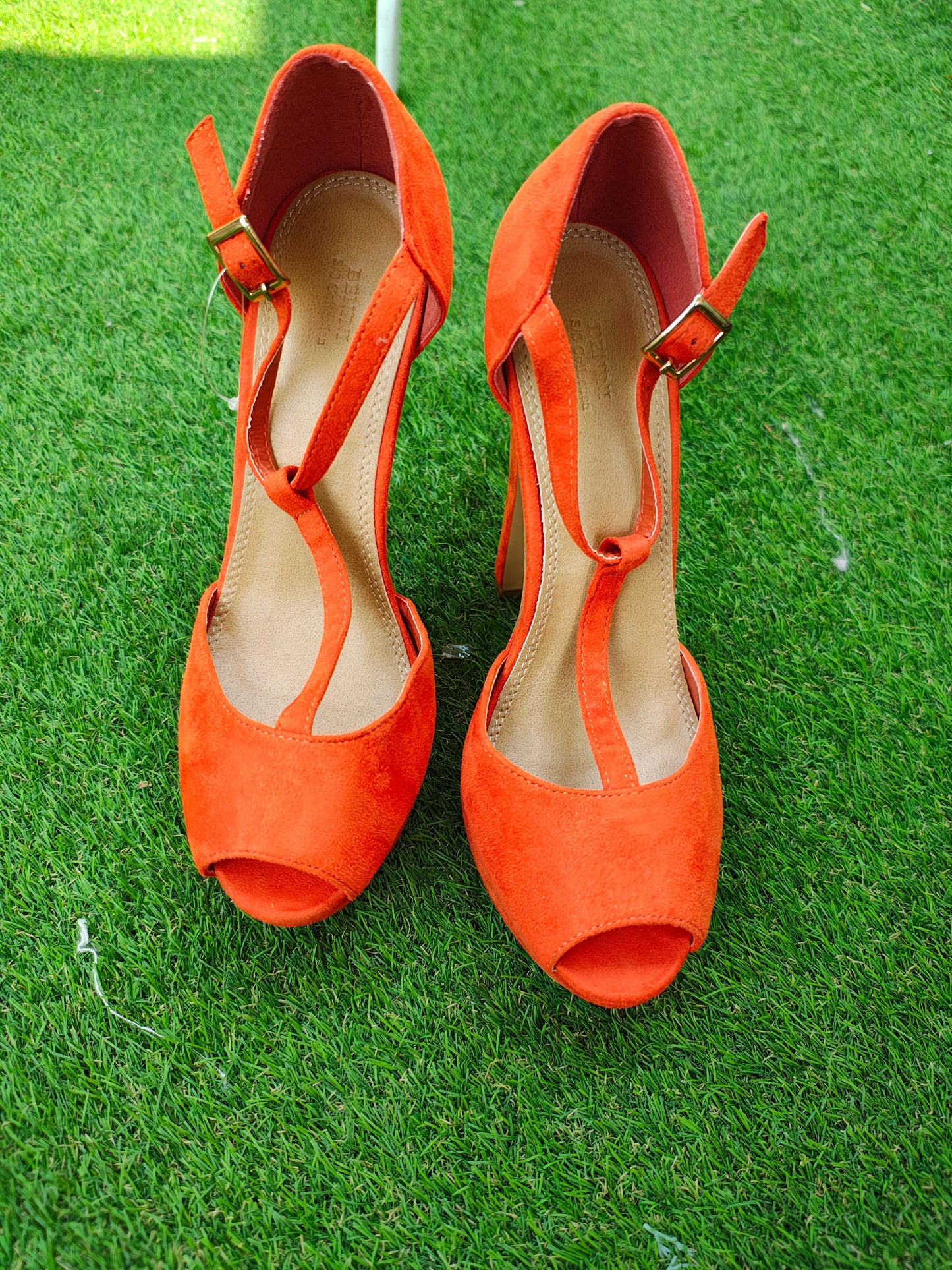 USADO – Zapatos de tacón naranja BENINI S/S Collection (Talla EUR 39)