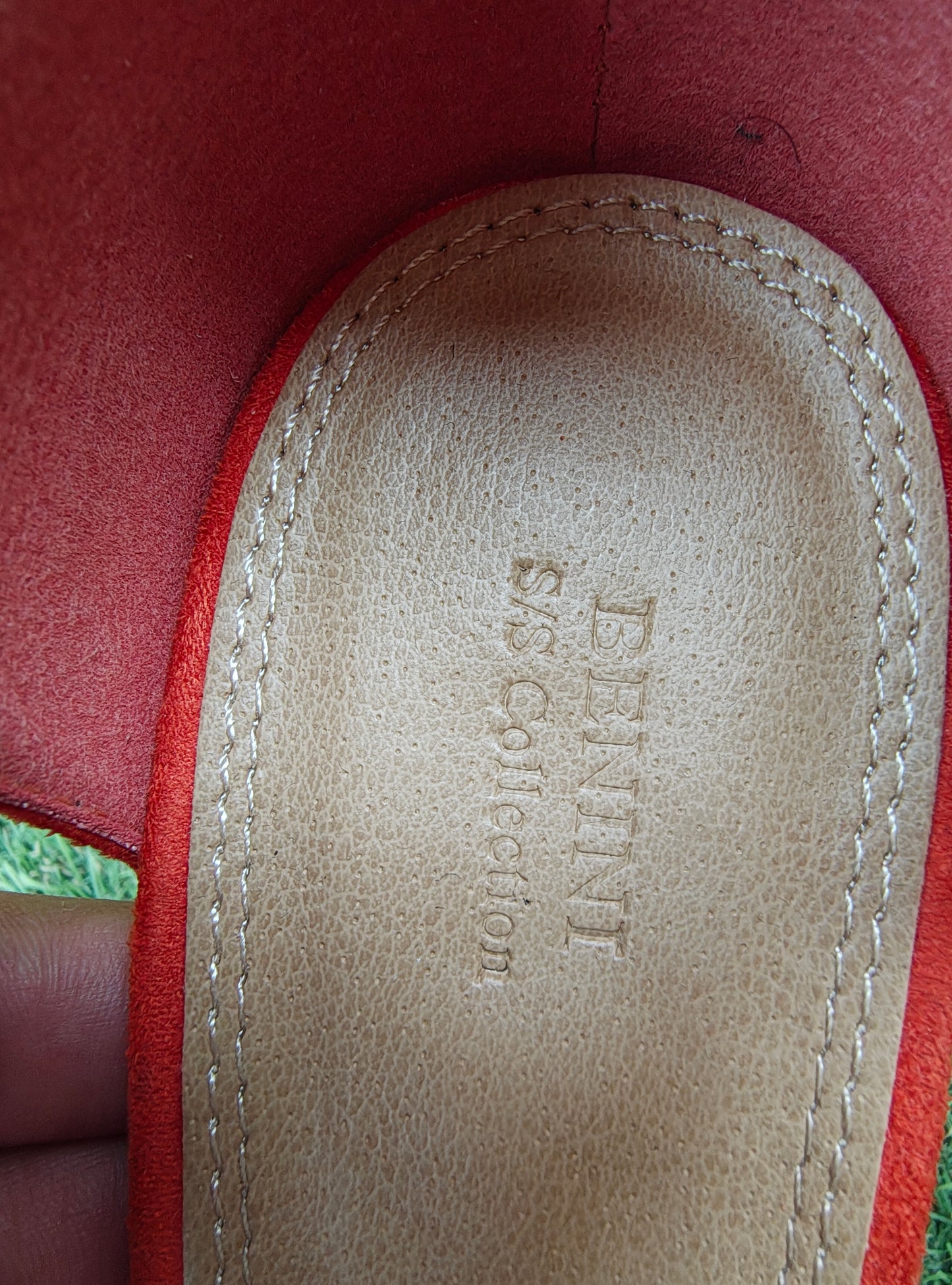 USADO – Zapatos de tacón naranja BENINI S/S Collection (Talla EUR 39)