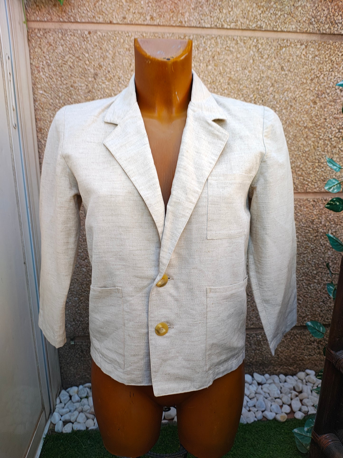 NUEVO – Americana juvenil beige claro Mumbly (Talla 30)