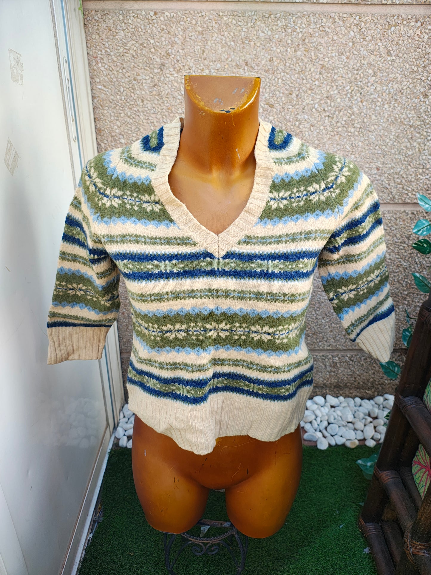 USADO – Jersey étnico escote pico GAP (Talla M)