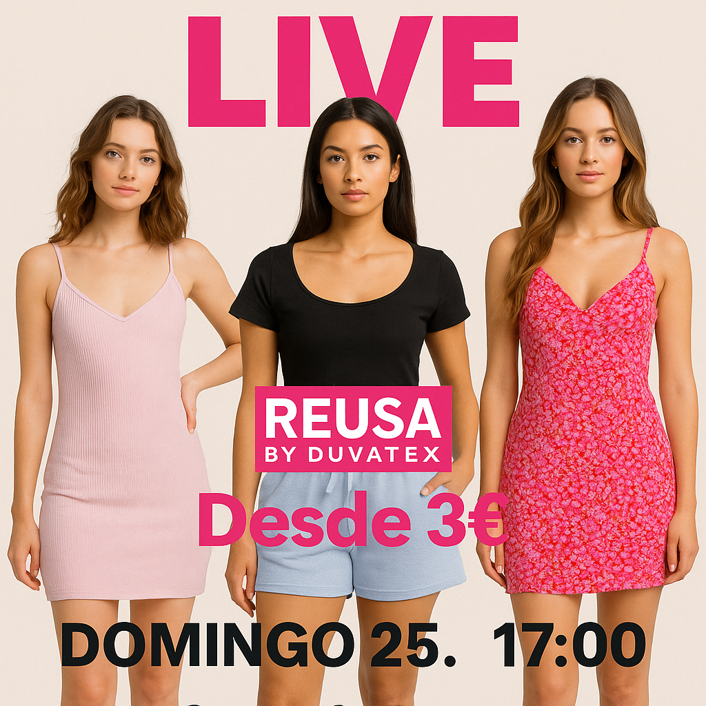 🔴 Este domingo: conexión real, moda circular y prendas únicas desde 3€
