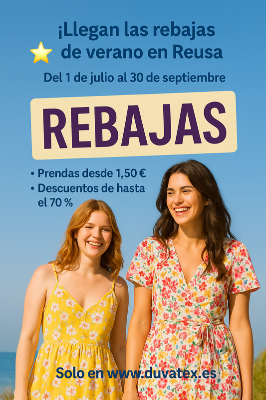 🌟 ¡Llegan las rebajas de verano en Reusa! 🌟