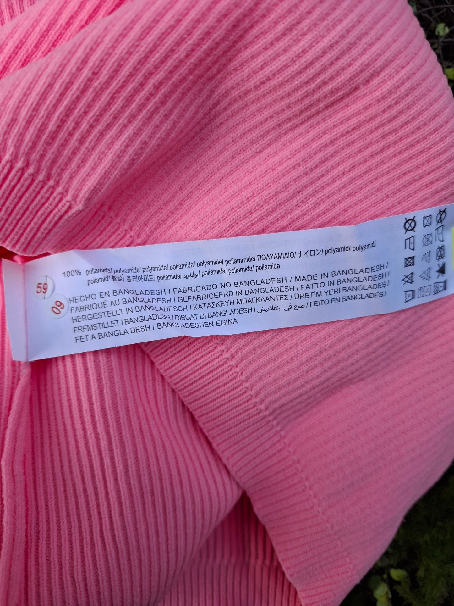 Top fluor rosa nuevo