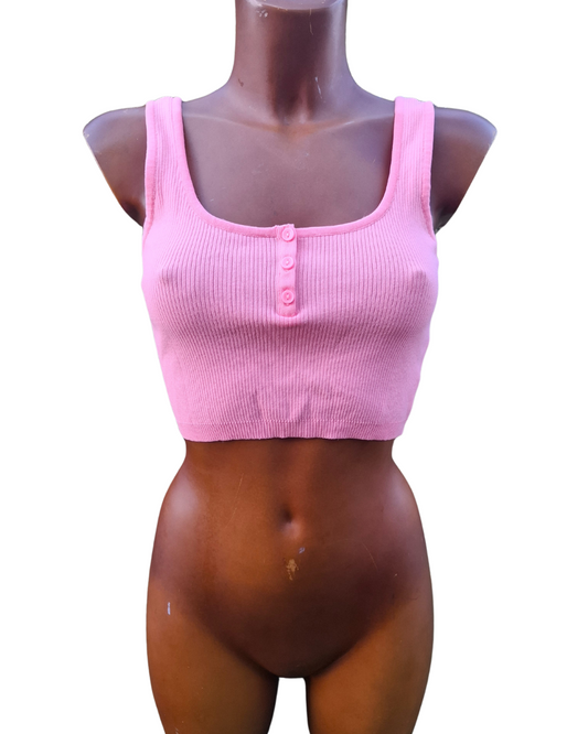 Top fluor rosa nuevo