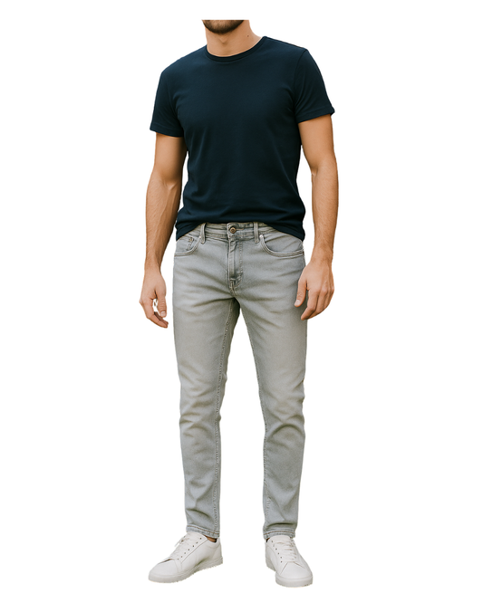 USADO – Vaquero gris claro slim fit Denimwear LFTMAN (Talla EUR 40)