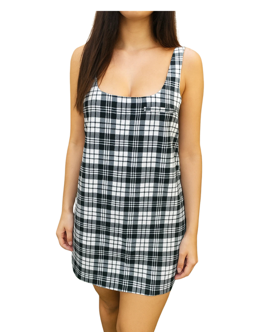 USADO – Vestido de cuadros sin mangas MNG (Talla EUR/USA S / MEX CH)