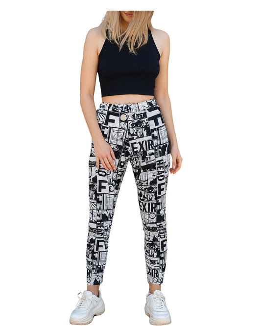 USADO – Leggings estampados SHEIN (Talla S / EUR 36 / US 4)