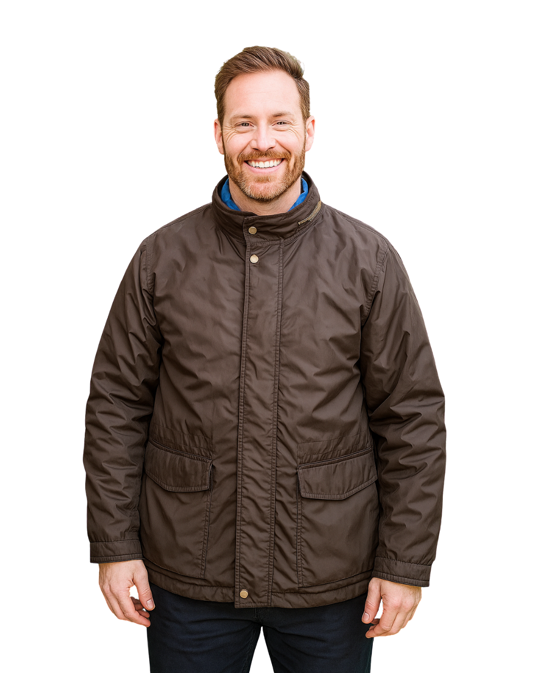 USADO – Chaqueta acolchada marrón estilo outdoor Macson (Talla 3XL)