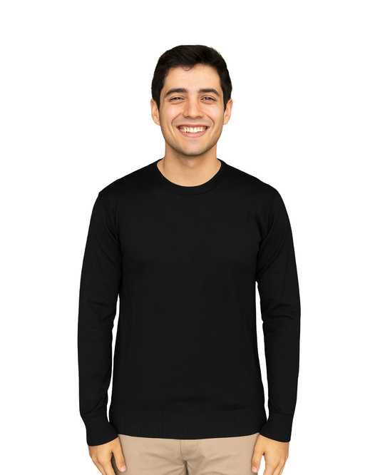 USADO – Jersey negro de punto fino UNIQLO (Talla S)