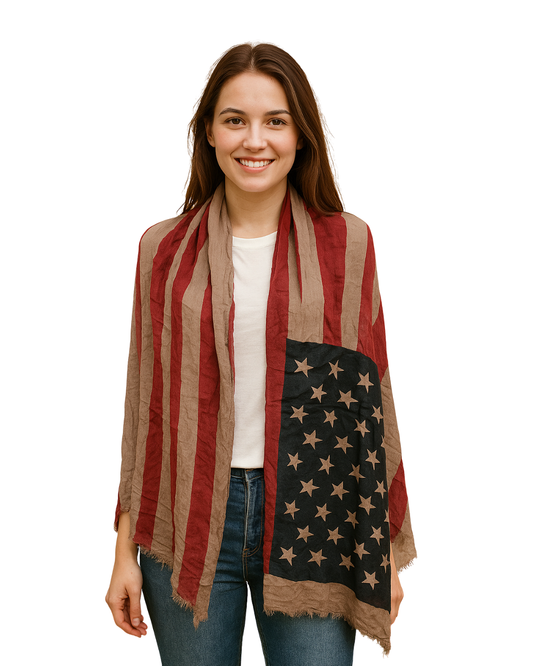 USADO – Pañuelo bandera americana BERSHKA Accessories Collection