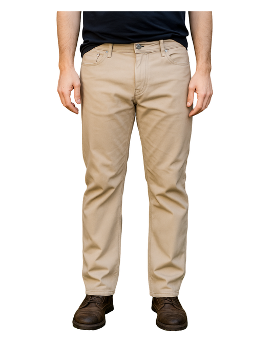 USADO – Pantalón chino beige JACHS New York Tribeca (Talla 36)