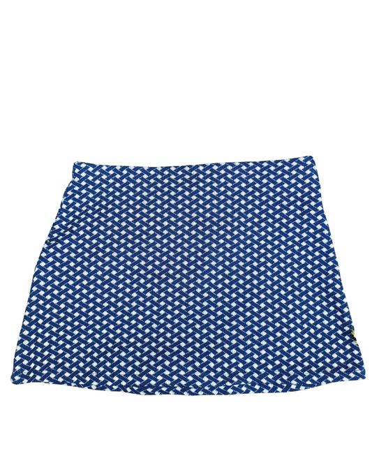 NUEVO - Falda estampado geométrico azul Zara (Talla M-L)