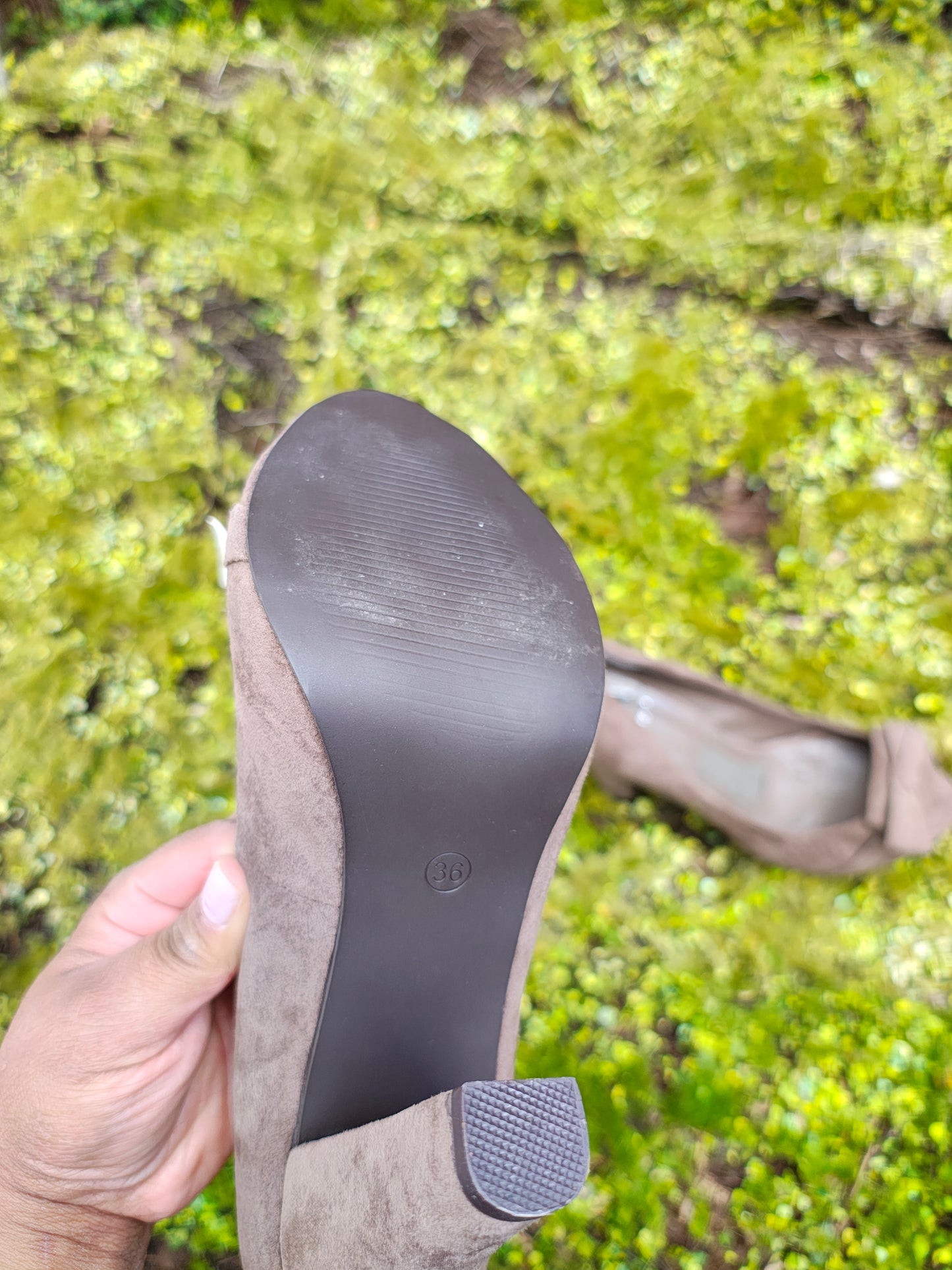 NUEVO - Zapatos de tacón destalonados Marypaz con lazo (Talla 36)