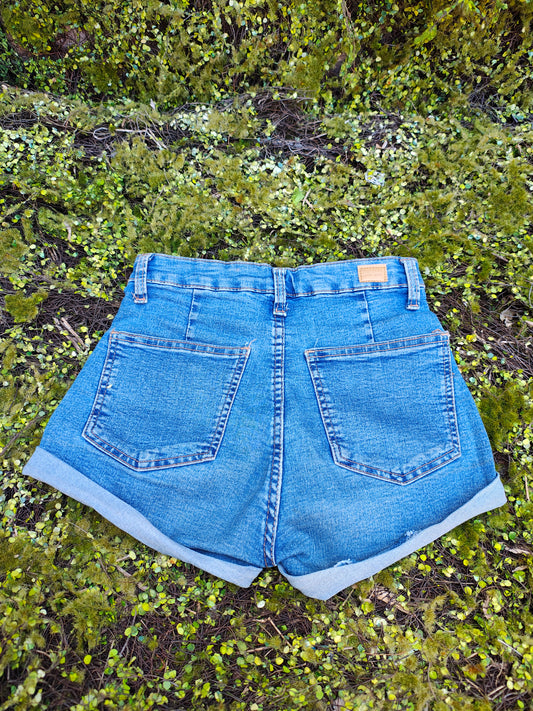 D'OCCASION – Bershka short en jean basique (Taille EUR 26 / USA 4 / MEX 26)