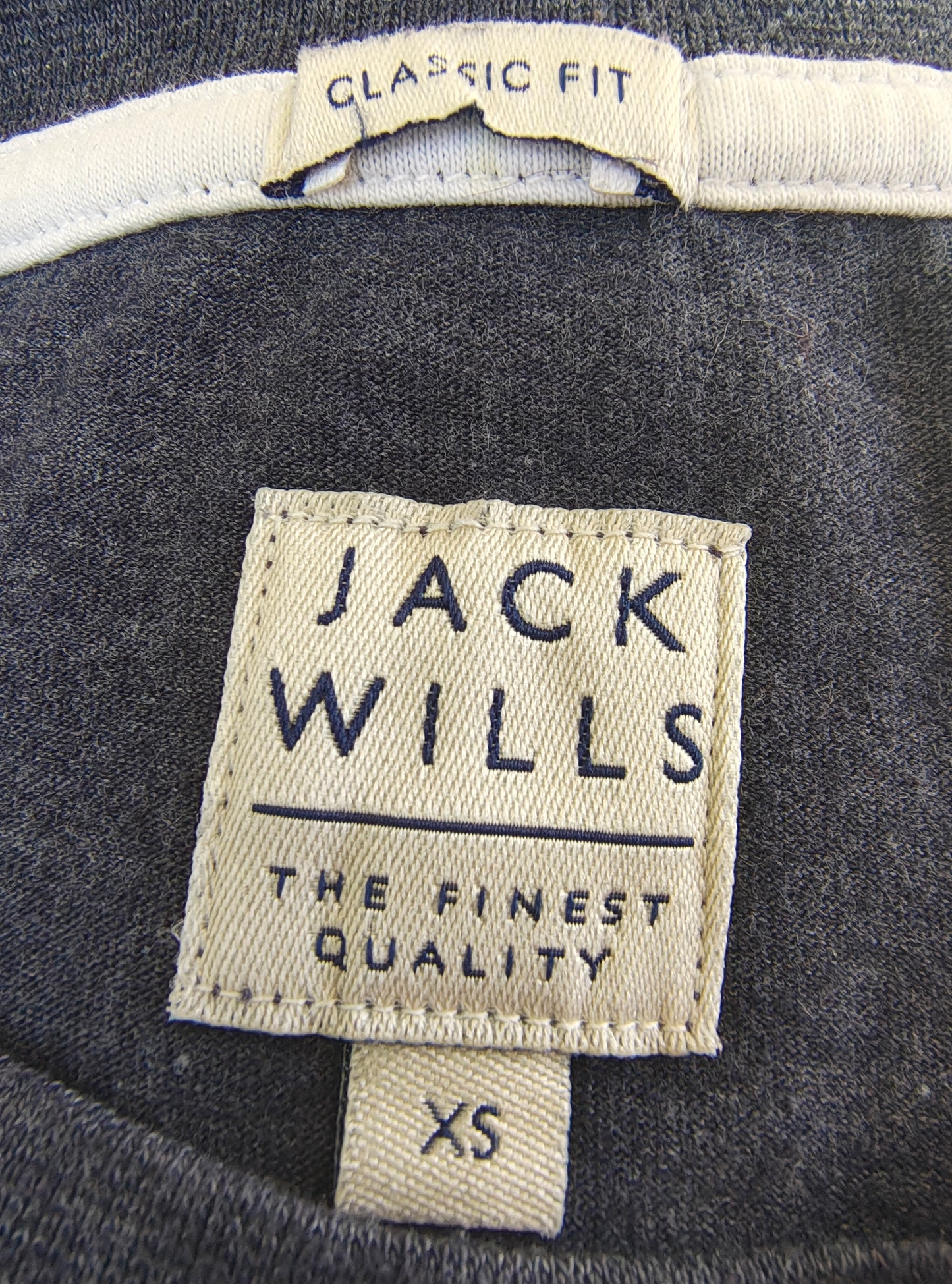 USADO – Camiseta gris logo “J. WILLS GBR” JACK WILLS (Talla XS)