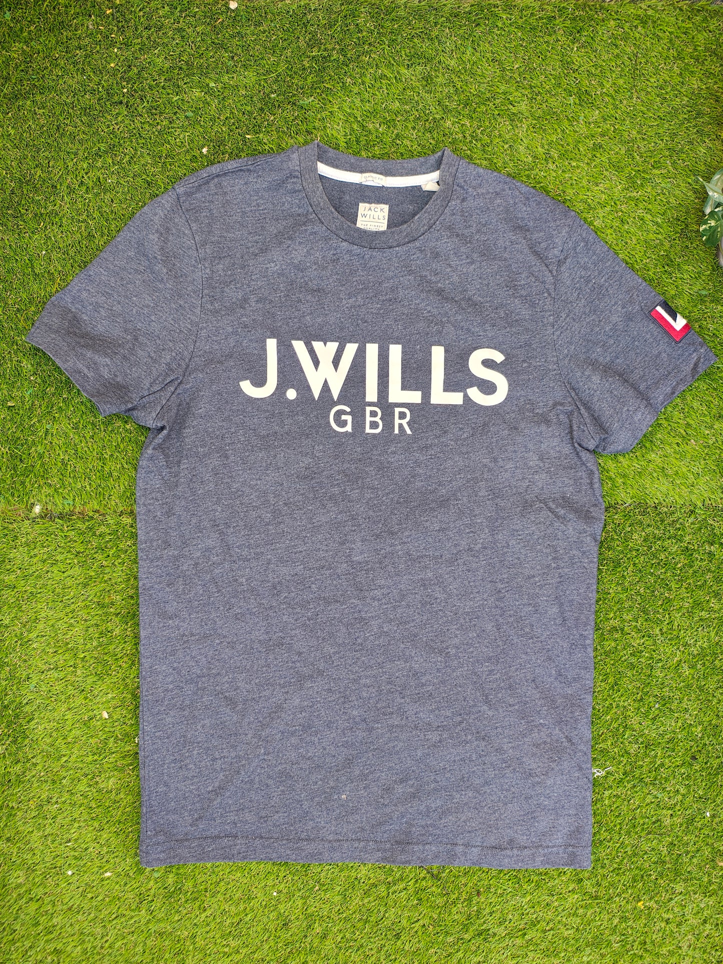 USADO – Camiseta gris logo “J. WILLS GBR” JACK WILLS (Talla XS)