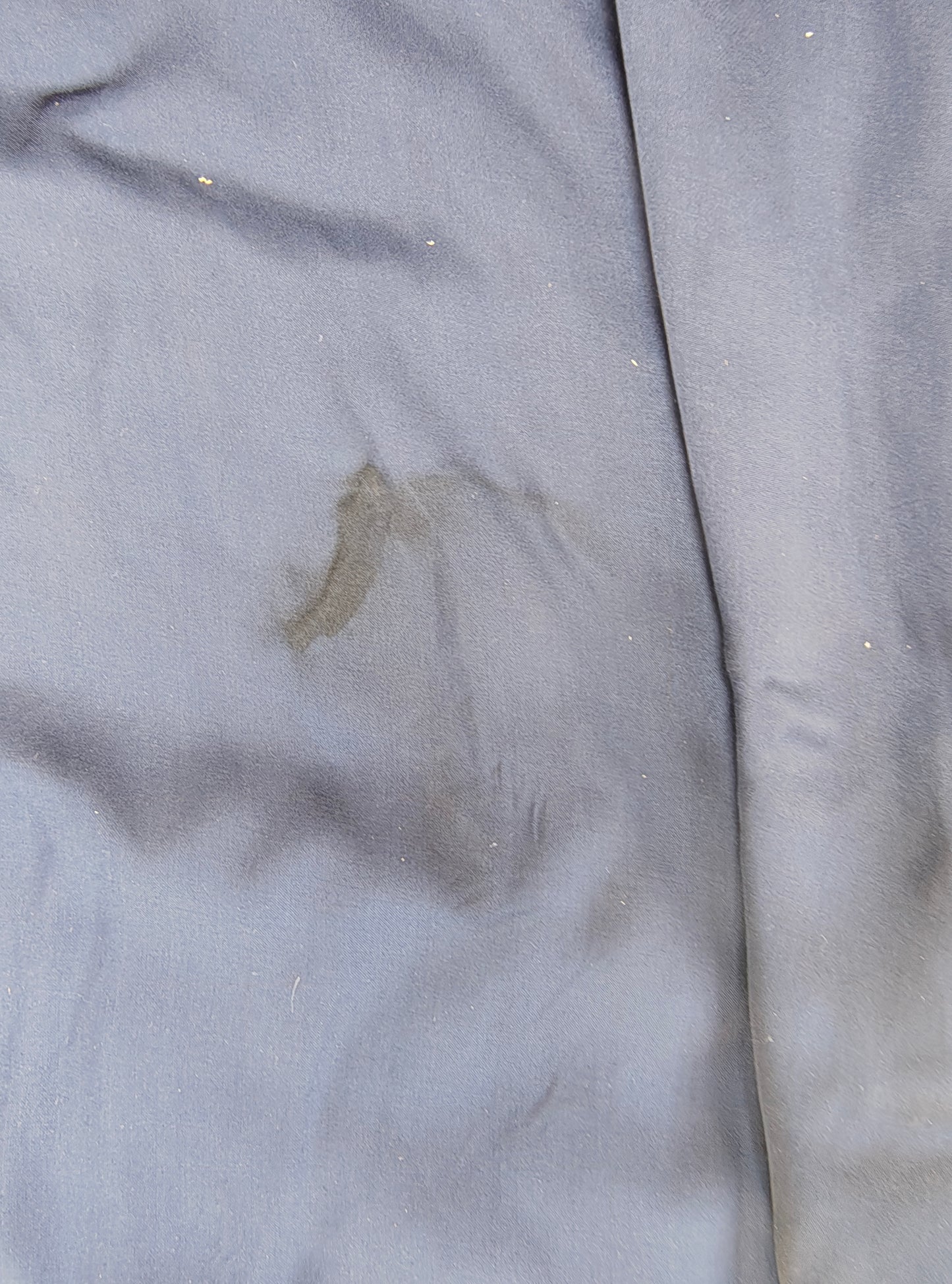 NUEVO  – Vestido largo azul marino con cintura elástica y mangas ajustables UNO PIU UNO (Talla no visible, aprox. M)