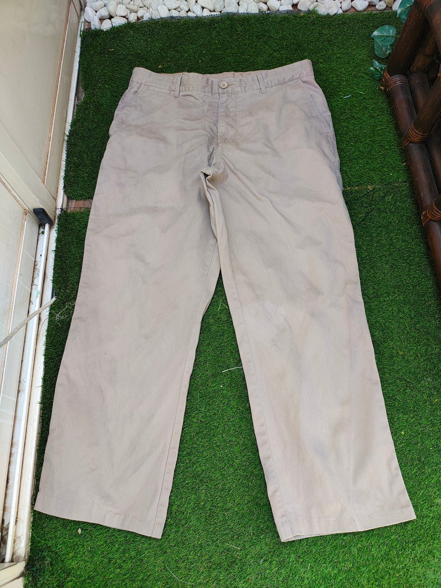 USADO – Pantalón chino recto beige CELIO (Talla EUR 44 / USA 35)