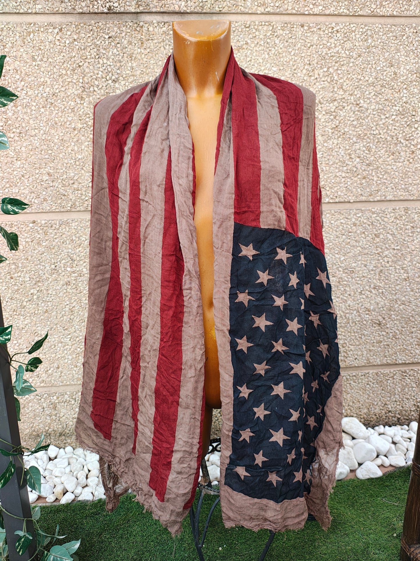 USADO – Pañuelo bandera americana BERSHKA Accessories Collection