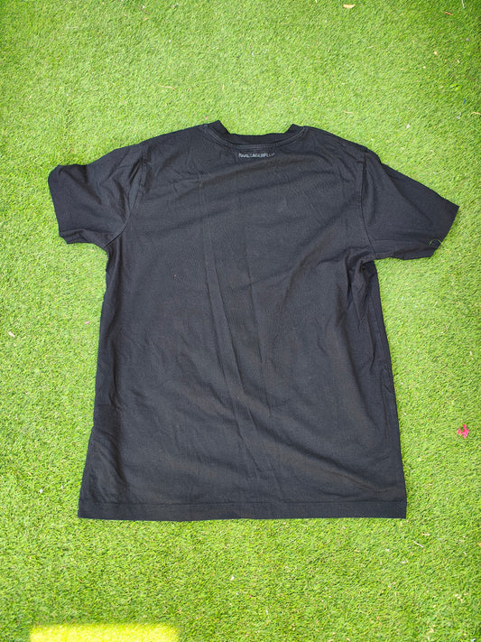 USADO – Camiseta negra con estampado gráfico KARL LAGERFELD (Talla M)