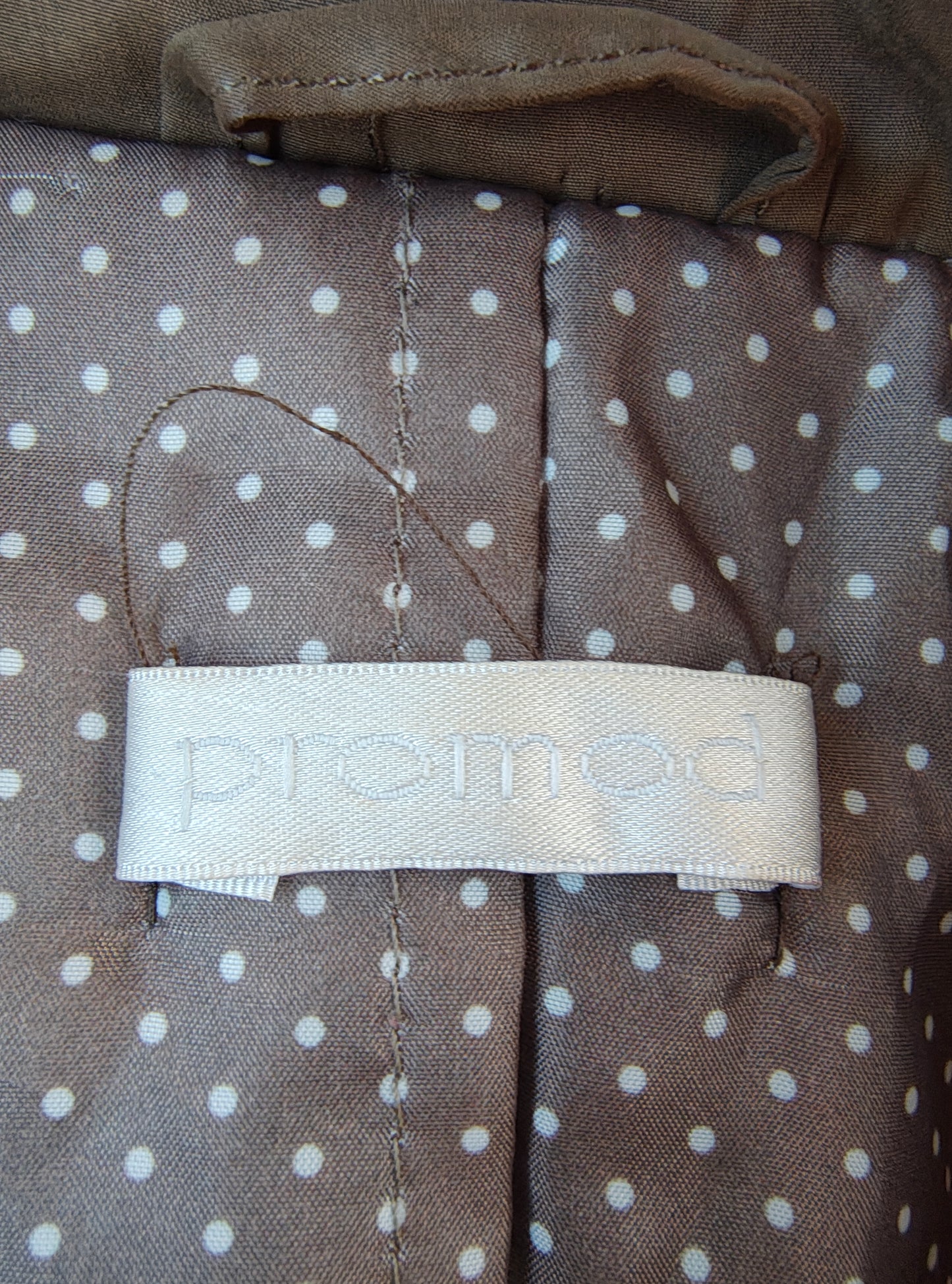 USADO – Parka marrón con capucha PROMOD (Talla no indicada, estimada M/L)